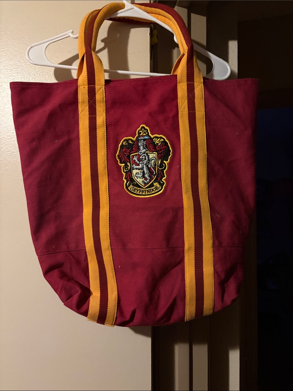 Universal Stores - Preloved Gryffindor Crest Canvas Tote
